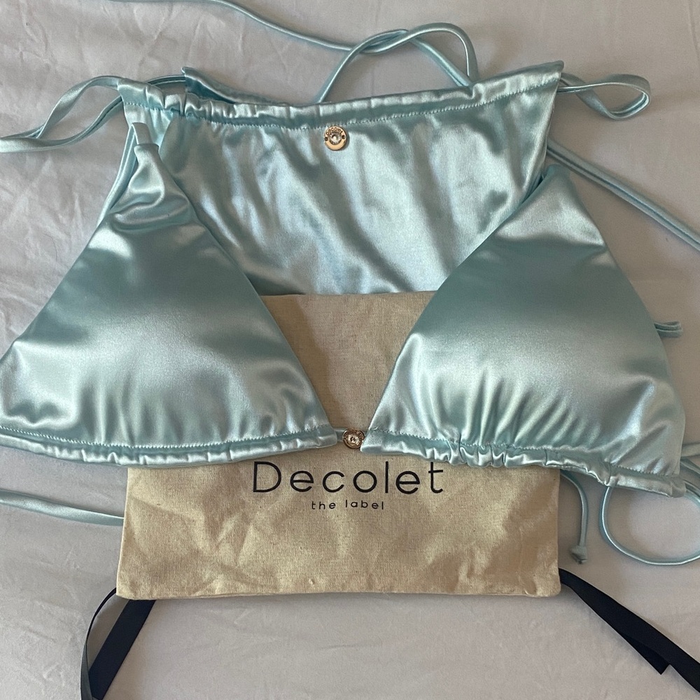 Women's Blue Bikini Top